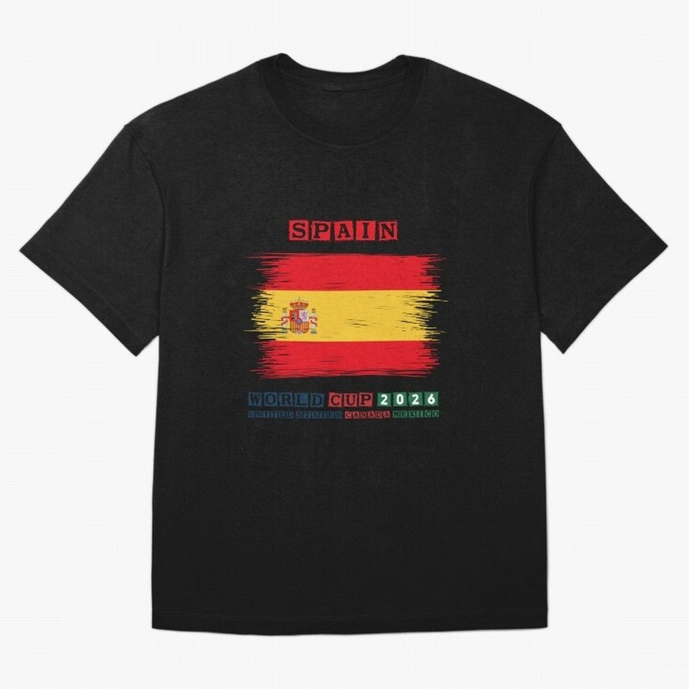 SPAIN WORLD CUP 2026 Oversized T-Shirt Make Every Match About FIFA World Cup 2026 Spirit, Built around Netherlands, Haaland, Fan Favorite Moments, National Team Passion, Big Match Drama and Soccer History; Built for Supporters Chasing Trophy