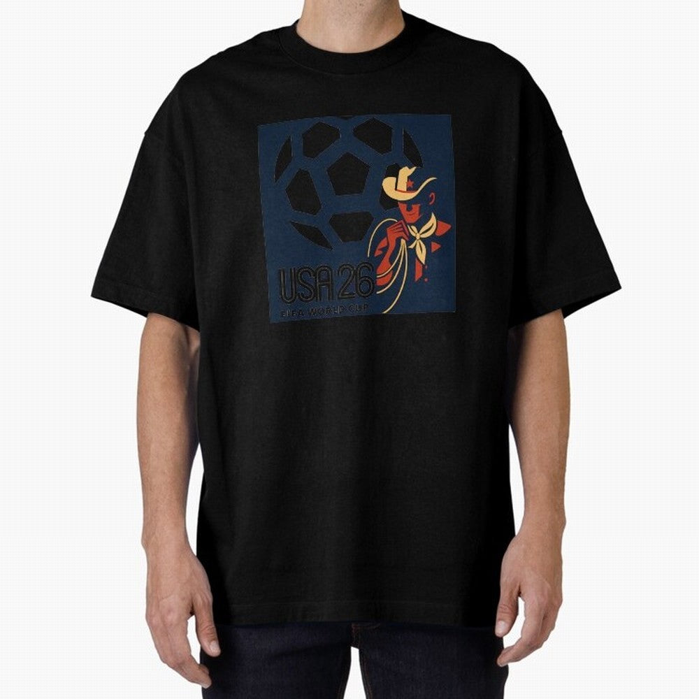 FIFA 2026 T-Shirt_87943139 Oversized T-Shirt Treasure Global Football Passion for FIFA World Cup 2026 Group Stage, Featuring Mbappe and Neymar, Portugal, Supporter Pride, Iconic Celebrations, Legendary Names and Global Match Day Energy; Great for