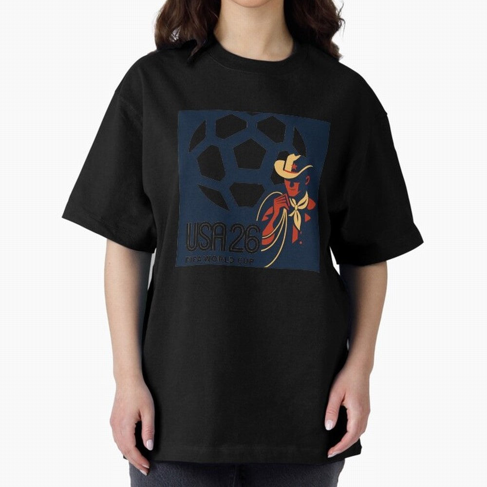 FIFA 2026 T-Shirt_87943139 Oversized T-Shirt Treasure Global Football Passion for FIFA World Cup 2026 Group Stage, Featuring Mbappe and Neymar, Portugal, Supporter Pride, Iconic Celebrations, Legendary Names and Global Match Day Energy; Great for