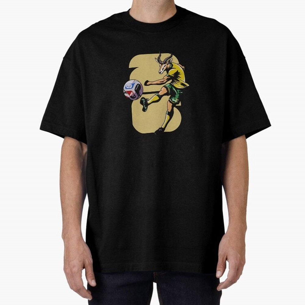 South Africa Springbok Soccer T-Shirt_91176937 Oversized T-Shirt Relive Legendary Nights from Global Football Passion for FIFA World Cup 2026 USA Canada Mexico, Connected to CR7, England, France and Netherlands, Global Supporter Spirit, Legendary