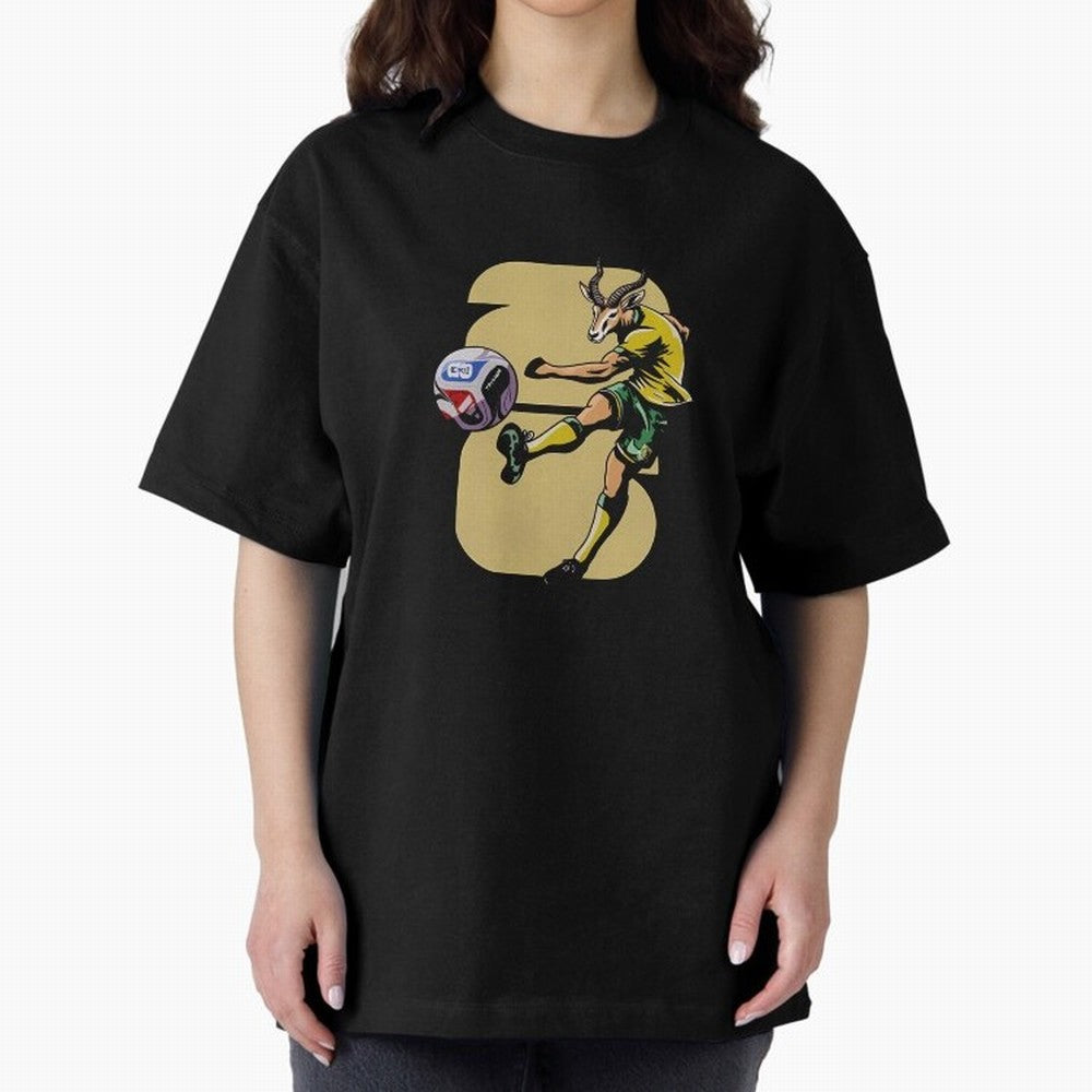 South Africa Springbok Soccer T-Shirt_91176937 Oversized T-Shirt Relive Legendary Nights from Global Football Passion for FIFA World Cup 2026 USA Canada Mexico, Connected to CR7, England, France and Netherlands, Global Supporter Spirit, Legendary