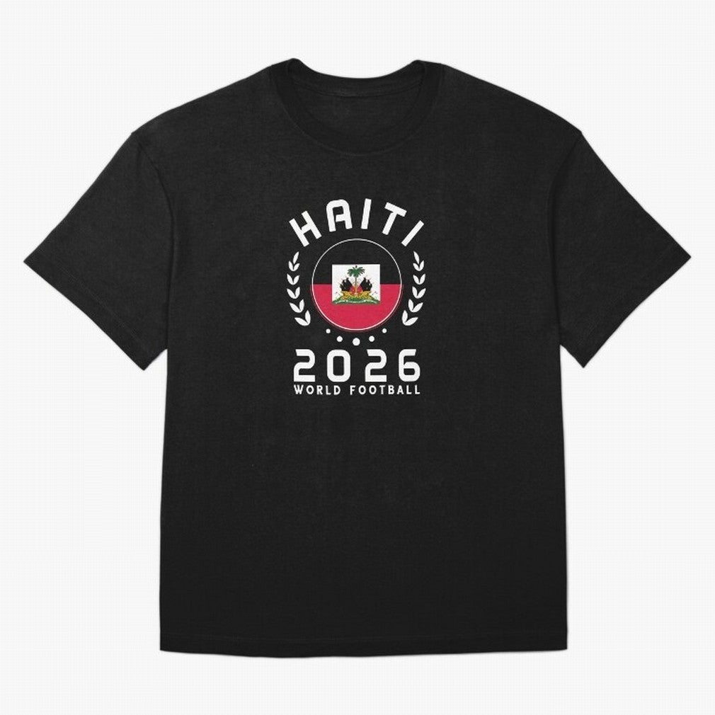 World Cup 2026 Haiti Football Fan Haitian Supporter T-Shirt_84687246 Oversized T-Shirt Feel the Roar of the FIFA World Cup 2026 USA Canada Mexico Journey through Messi Highlights, Argentina and Brazil Pride, Stadium Memories, Football Loyalty,