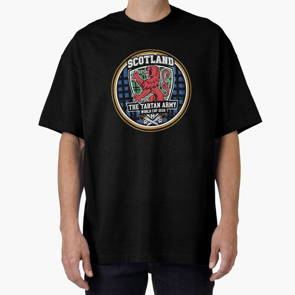Scotland World Cup 2026 - Tartan Army Football Fan, USA Mexico Canada T-Shirt_84153647 Oversized T-Shirt Celebrate Football Heritage in FIFA World Cup 2026 USA Canada Mexico Spirit, Featuring France, Neymar, Supporter Pride, Iconic Celebrations,