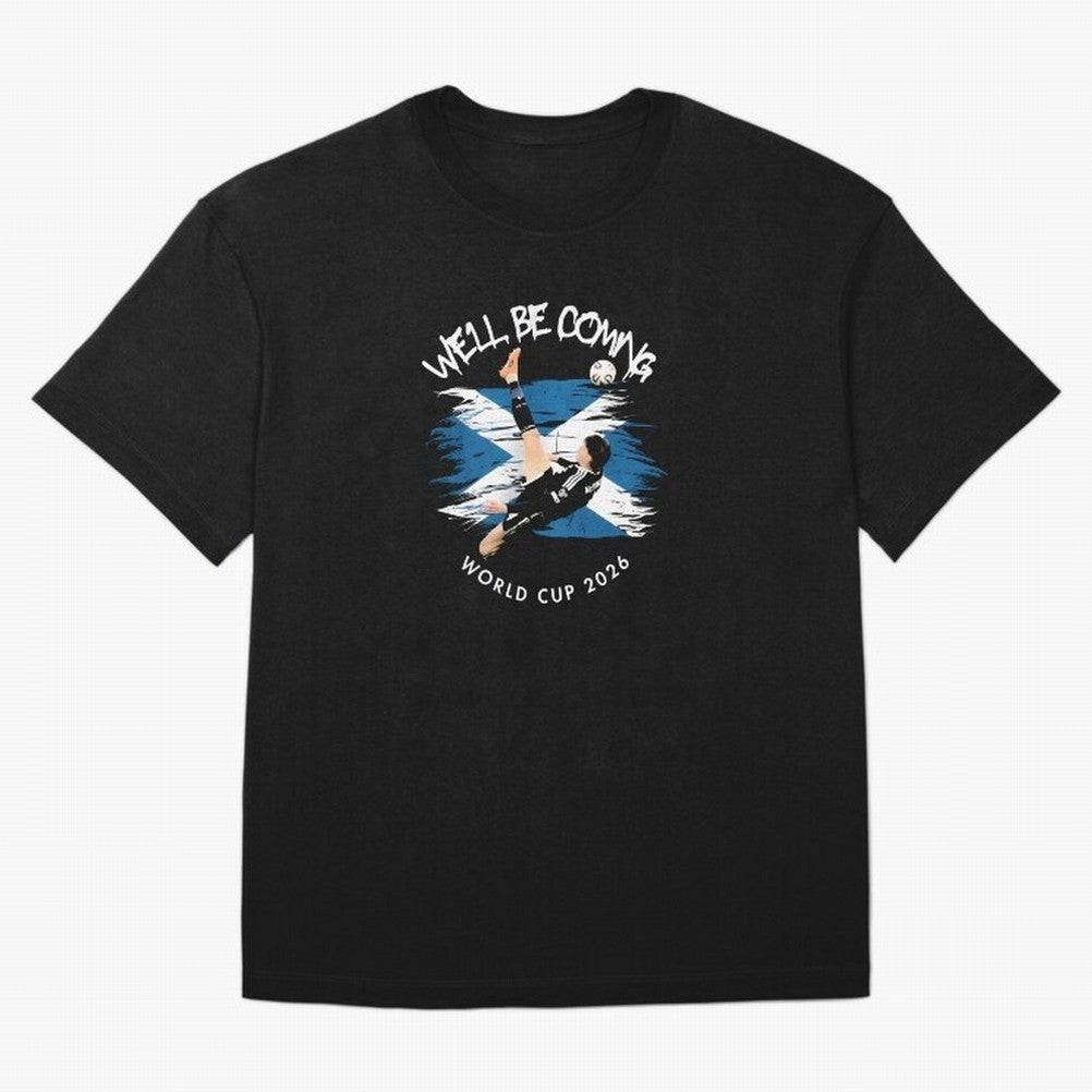 We'll be coming 2026 - Scotland World Cup 2026 ¨C Tartan Army Returns T-Shirt_83870657 Oversized T-Shirt Represent Football Lovers during the FIFA World Cup 2026 Journey through Messi, Neymar and Mbappe Highlights, England and Germany Pride, Game