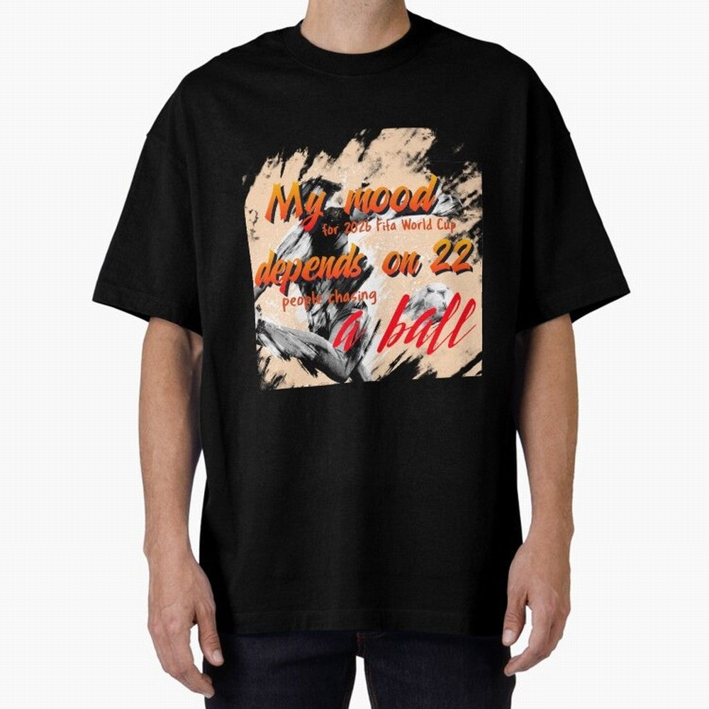 2026 World Cup T-shirt Oversized T-Shirt Share the Excitement of the FIFA World Cup 2026 Journey through Neymar Highlights, England and Germany Pride, Stadium Memories, Football Loyalty, International Chants and Championship Tradition; Ideal for