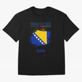 BOSNIA WORLD CUP 2026 Oversized T-Shirt Join the Global Buzz around Global Football Passion for FIFA World Cup 2026 Group Stage, Celebrating Messi, Neymar and Mbappe, England and Germany, Stadium Chants, National Pride, Trophy Dreams and