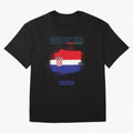 CROATIA WORLD CUP 2026 Oversized T-Shirt Share Match Day Hype around FIFA World Cup 2026, Messi and Cristiano Ronaldo, Brazil, Goal Celebration Energy, Supporter Heritage, Football Icons and Worldwide Tournament Joy; Great for Supporters Who Love