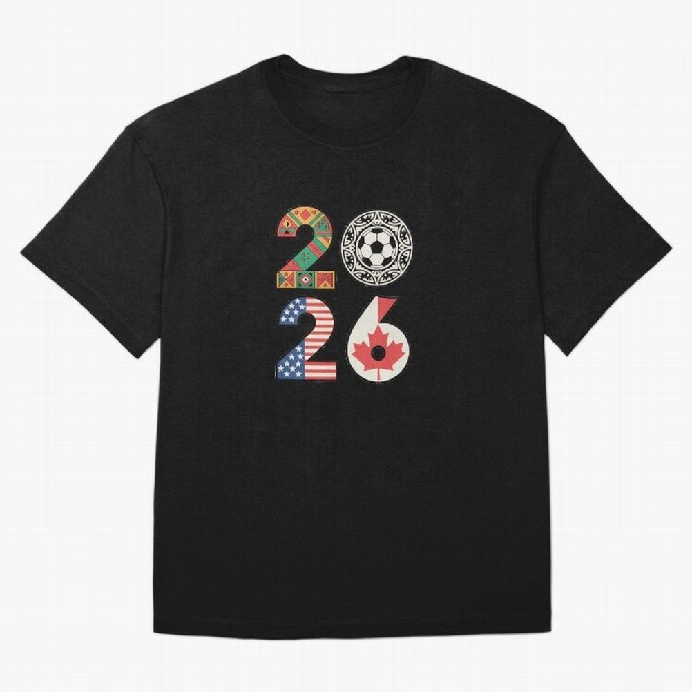 2026 Football Countries Design ¨C USA, Canada & Mexico Inspired Art Oversized T-Shirt Celebrate Fan Culture around Match Day Hype around FIFA World Cup 2026 USA Canada Mexico, Messi and Cristiano Ronaldo, England, Global Supporter Spirit, Legendary