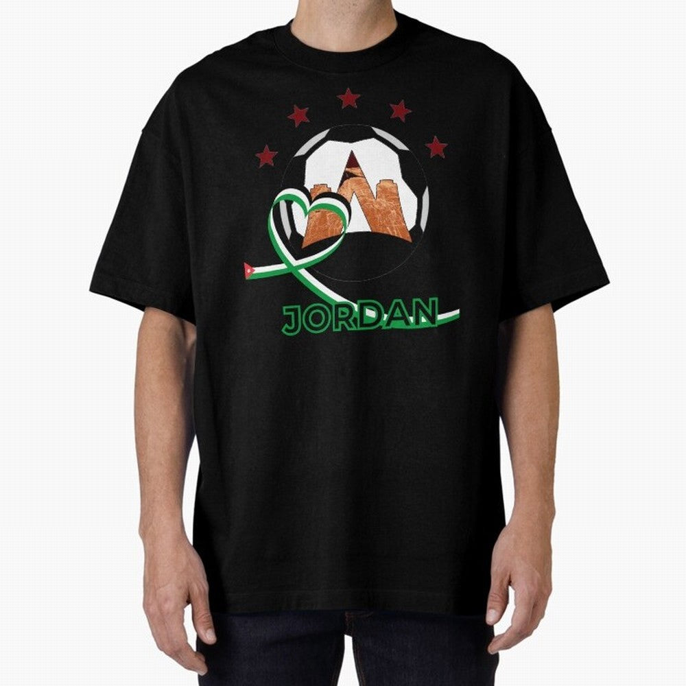 Jordan WC2026 Oversized T-Shirt Bring Legendary Rivalry Energy to FIFA World Cup 2026 for Fans of Messi and France and Portugal, Bringing Global Supporter Spirit, Legendary Goals, National Colors and Tournament Celebration; Ideal for Passionate