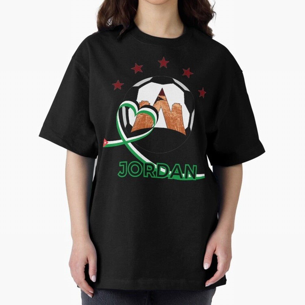Jordan WC2026 Oversized T-Shirt Bring Legendary Rivalry Energy to FIFA World Cup 2026 for Fans of Messi and France and Portugal, Bringing Global Supporter Spirit, Legendary Goals, National Colors and Tournament Celebration; Ideal for Passionate