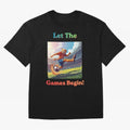 Let The Games Begin ¨C World Cup Soccer 2026 Oversized T-Shirt Bring Home Global Football Passion for FIFA World Cup 2026 Group Stage, Built around Messi and Cristiano Ronaldo, Portugal, Football Festival Excitement, Trophy Ambitions, Country