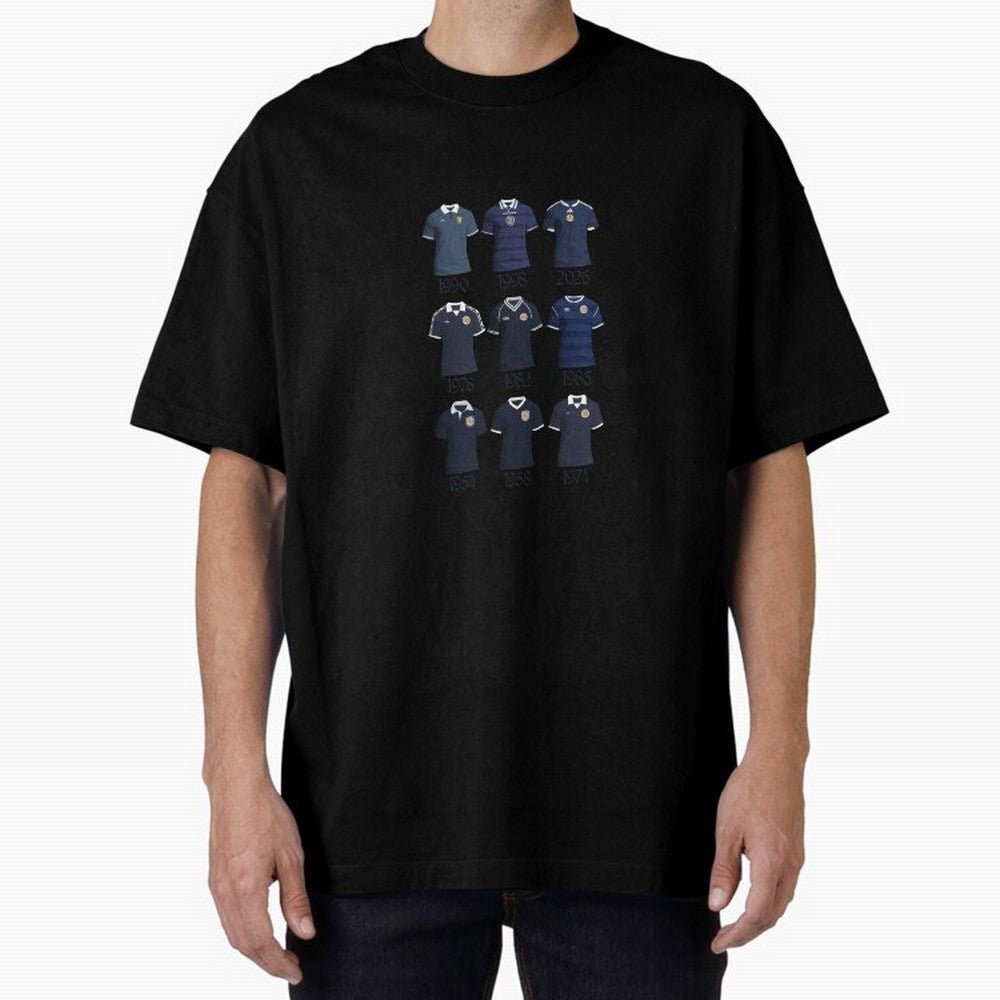 Scotland World Cup Kits Oversized T-Shirt Honor Football Greatness during Match Day Hype around FIFA World Cup 2026, Cristiano Ronaldo, Haaland and CR7, Netherlands, Retro Football Energy, Iconic Rivalries, Trophy Chase Drama and Stadium