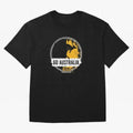 Golden Green Kangaroo Emblem Go Australia 2026 Supporter Design T-Shirt_83662099 Oversized T-Shirt Celebrate Supporters United by FIFA World Cup 2026 USA Canada Mexico for Fans of Mbappe and Argentina, France and Brazil, Bringing Football History,