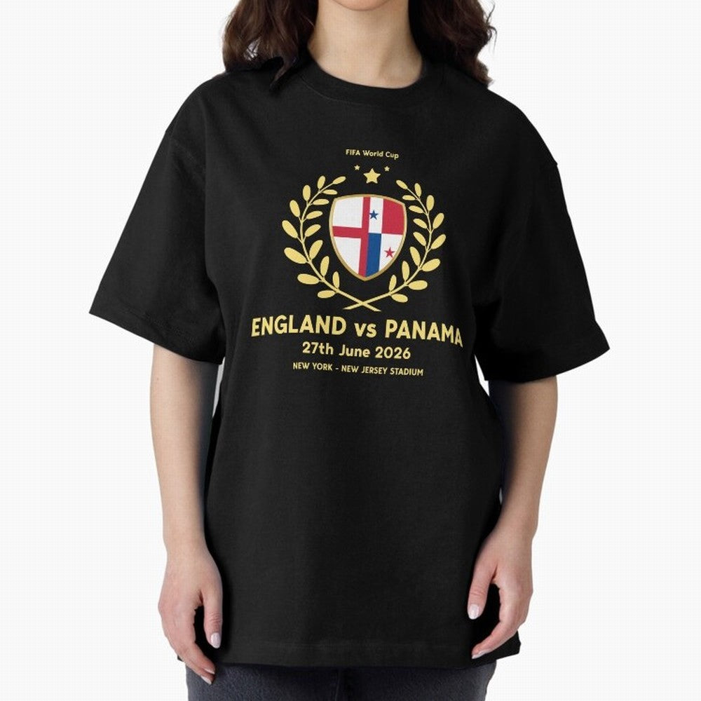 FIFA World Cup - England v Panama Oversized T-Shirt Join the Global Buzz around FIFA World Cup 2026 Driven by Messi, Neymar and Mbappe, England and Germany Energy, Classic Soccer Heritage, Championship Pressure, Fan Loyalty and International Pride;