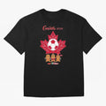Canada 2026 Oversized T-Shirt Unlock Match Day Hype around FIFA World Cup 2026 Group Stage, Messi, Neymar and Mbappe, Argentina and Brazil, Stadium Chants, National Pride, Trophy Dreams and Unforgettable Football Memories; Created for Match Day
