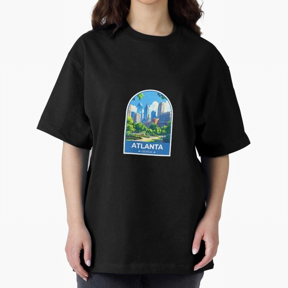 Atlanta Georgia Oversized T-Shirt Bring a Champion Mindset to Match Day Hype around FIFA World Cup 2026 Group Stage, Neymar, Haaland and Cristiano Ronaldo, Spain, Stadium Memories, Football Loyalty, International Chants and Championship Tradition;