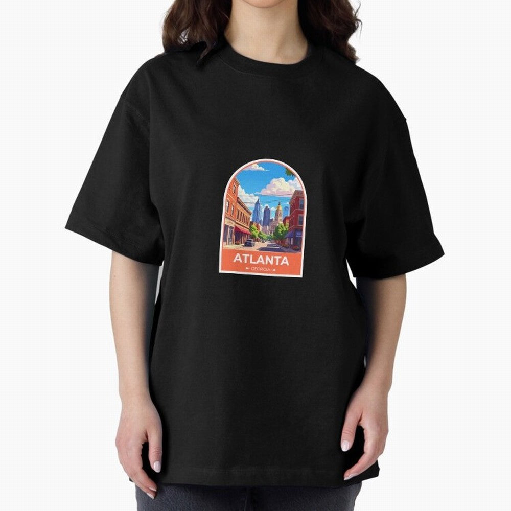 Atlanta Georgia Oversized T-Shirt Represent Fans Who Live for the FIFA World Cup 2026 USA Canada Mexico Journey through Messi, CR7 and Mbappe Highlights, Portugal, Spain and Germany Pride, Retro Football Energy, Iconic Rivalries, Trophy Chase Drama