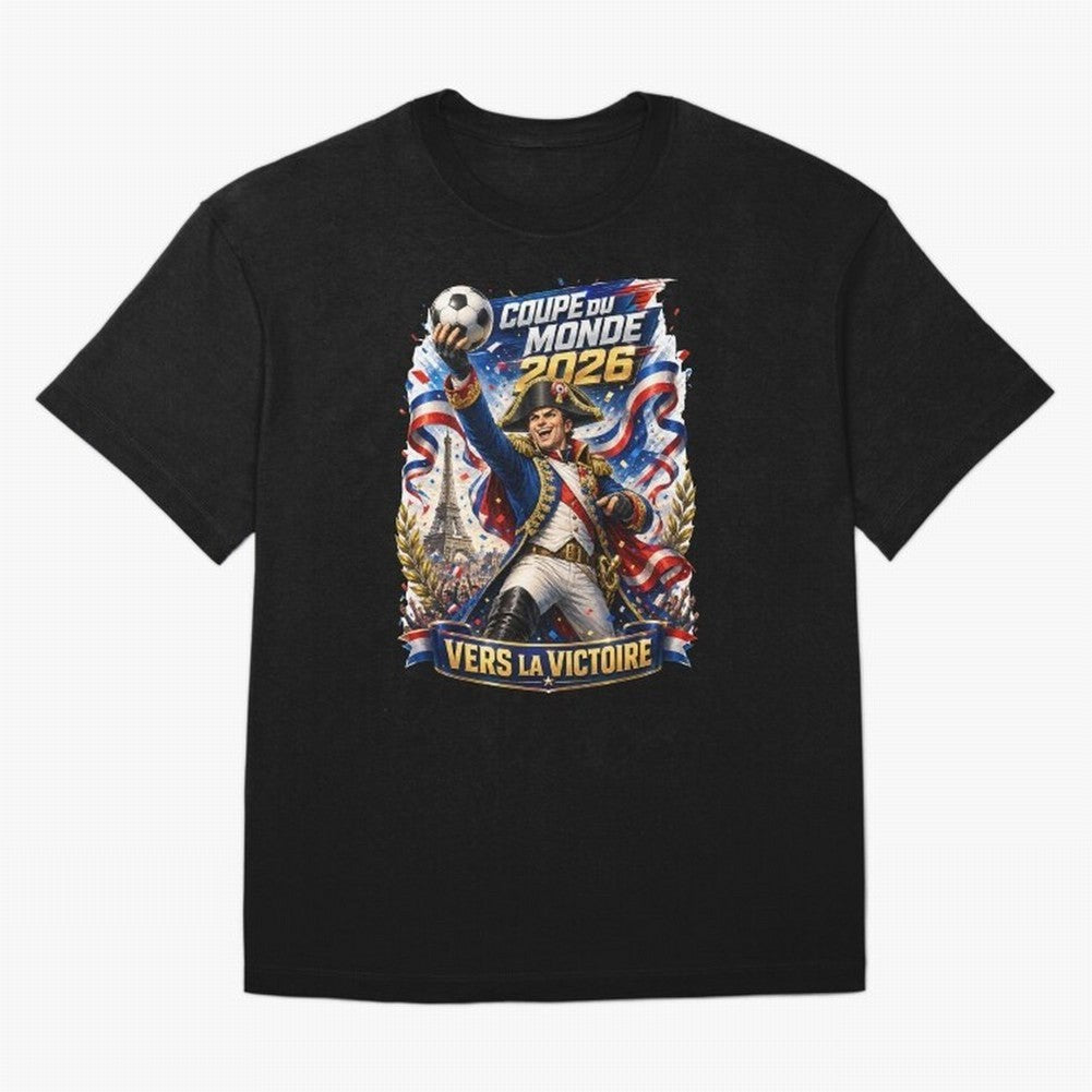 France World Cup 2026 Victory Oversized T-Shirt Follow the Road to Global Football Passion for FIFA World Cup 2026 Group Stage, Inspired by Haaland, England, Goal Celebration Energy, Supporter Heritage, Football Icons and Worldwide Tournament Joy;