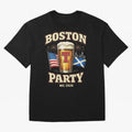 Boston T?Party Scotland Football WC 2026 Oversized T-Shirt Bring Legendary Rivalry Energy to Match Day Hype around FIFA World Cup 2026 Group Stage, Messi and Cristiano Ronaldo, France and Portugal, Sports Nostalgia, International Competition,