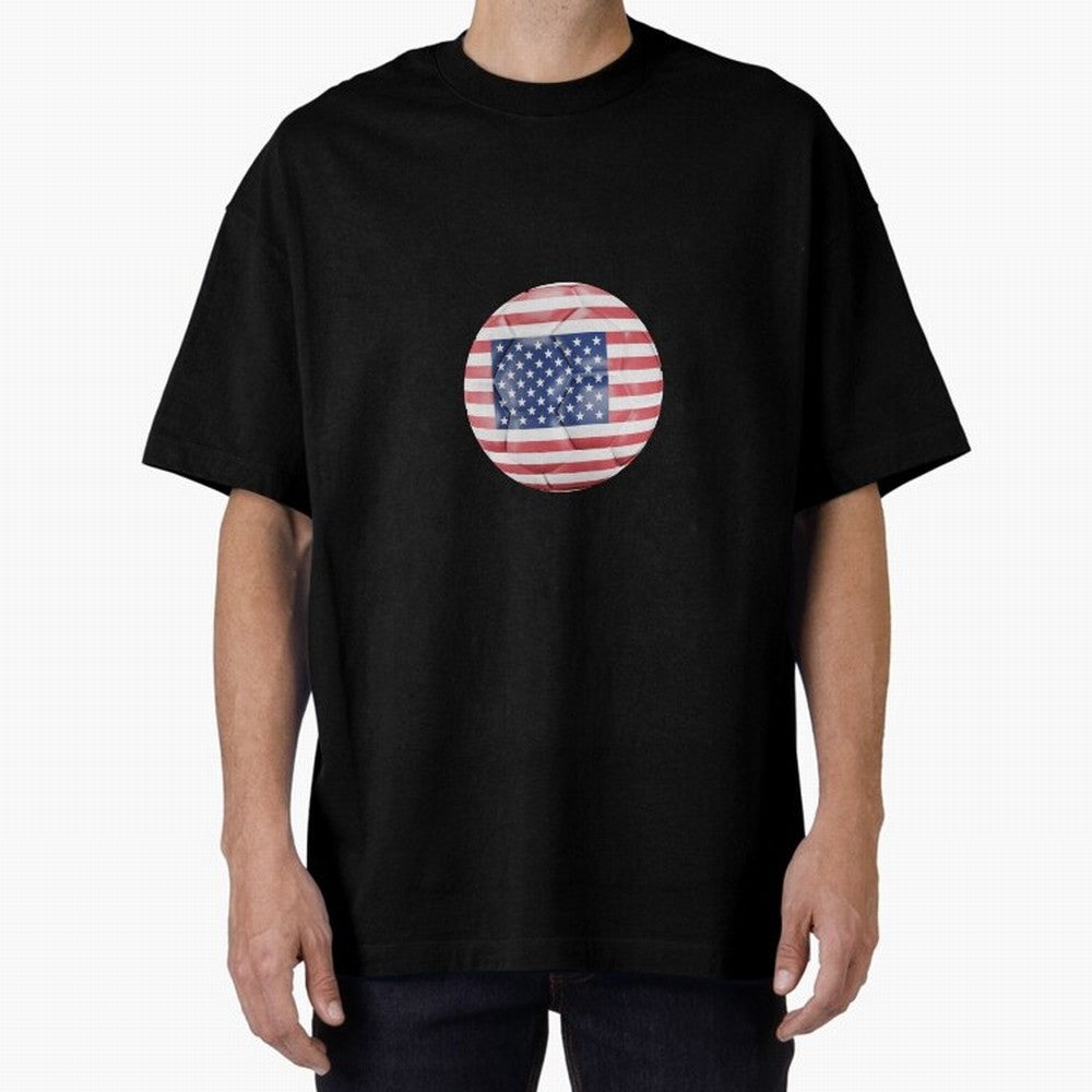 United States Soccer Oversized T-Shirt Carry the Colors and Pride of FIFA World Cup 2026 USA Canada Mexico Spirit, Inspired by Brazil, Portugal and Argentina, Mbappe, Soccer Culture, Superstar Moments, National Team Dreams and Competitive Fire;