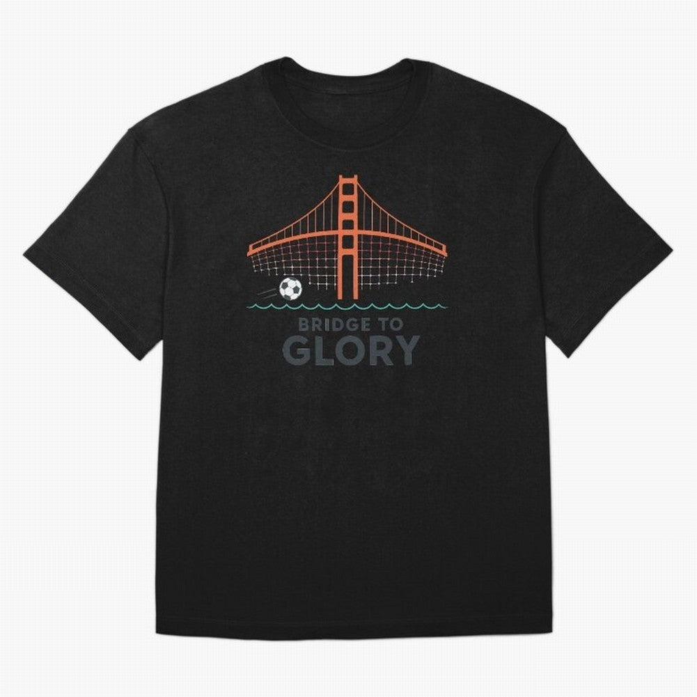Bridge to Glory Oversized T-Shirt Feel the Roar of FIFA World Cup 2026 USA Canada Mexico for Fans of Neymar and France and Portugal, Bringing Stadium Chants, National Pride, Trophy Dreams and Unforgettable Football Memories; Made for Die Hard