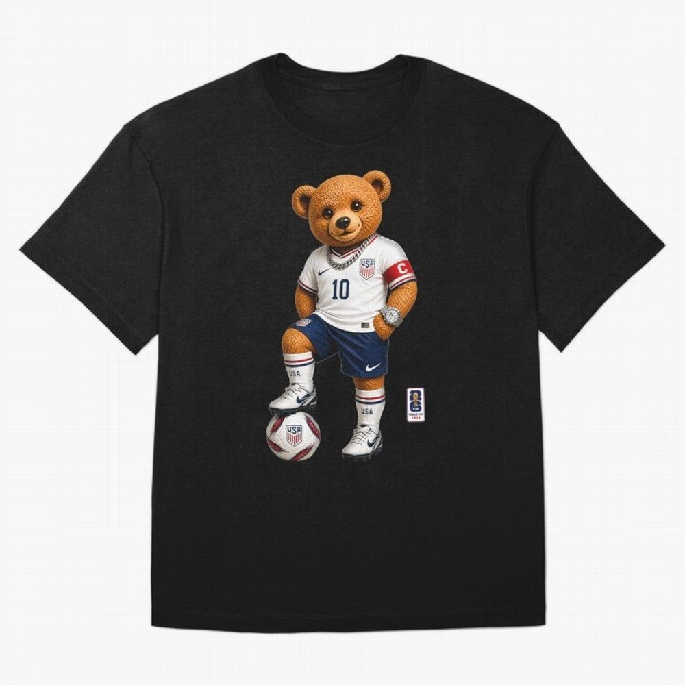 USA Soccer Bear World Cup 2026 Teddy Bear Oversized T-Shirt Bring a Champion Mindset to FIFA World Cup 2026 USA Canada Mexico Featuring Neymar, Argentina and Brazil Energy, Game Day Rituals, Football Legends, Country Pride and the Road to the