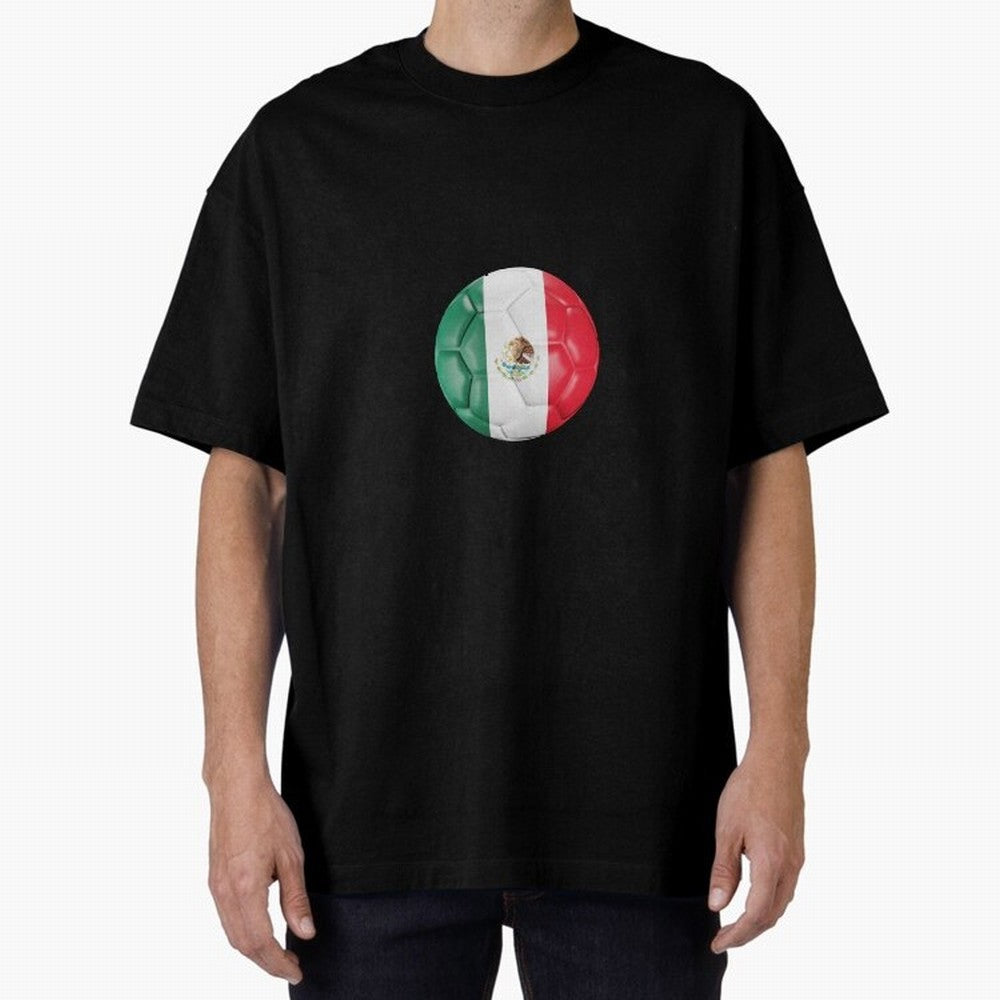 Mexico Football Oversized T-Shirt Support the Legends of FIFA World Cup 2026 Group Stage Spirit, Driven by Netherlands, CR7, Stadium Chants, National Pride, Trophy Dreams and Unforgettable Football Memories; Ideal for Football Dads, Football Moms,