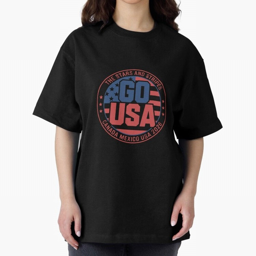 2026 USA Soccer Mexico Canada Oversized T-Shirt Support Your Favorite Stars during the FIFA World Cup 2026 USA Canada Mexico Journey through Neymar, Haaland and Cristiano Ronaldo Highlights, Spain Pride, Classic Soccer Heritage, Championship