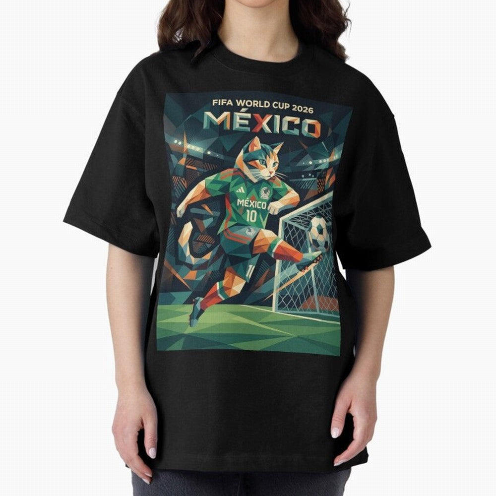 FIFA World Cup Mexico Oversized T-Shirt Honor the Beautiful Game during FIFA World Cup 2026 Group Stage Featuring Neymar, Argentina, France and Brazil Energy, Stadium Chants, National Pride, Trophy Dreams and Unforgettable Football Memories; Great