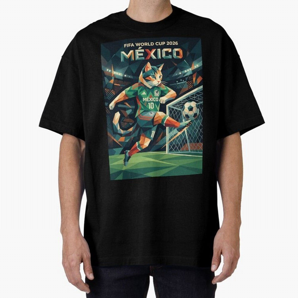 FIFA World Cup Mexico Oversized T-Shirt Honor the Beautiful Game during FIFA World Cup 2026 Group Stage Featuring Neymar, Argentina, France and Brazil Energy, Stadium Chants, National Pride, Trophy Dreams and Unforgettable Football Memories; Great