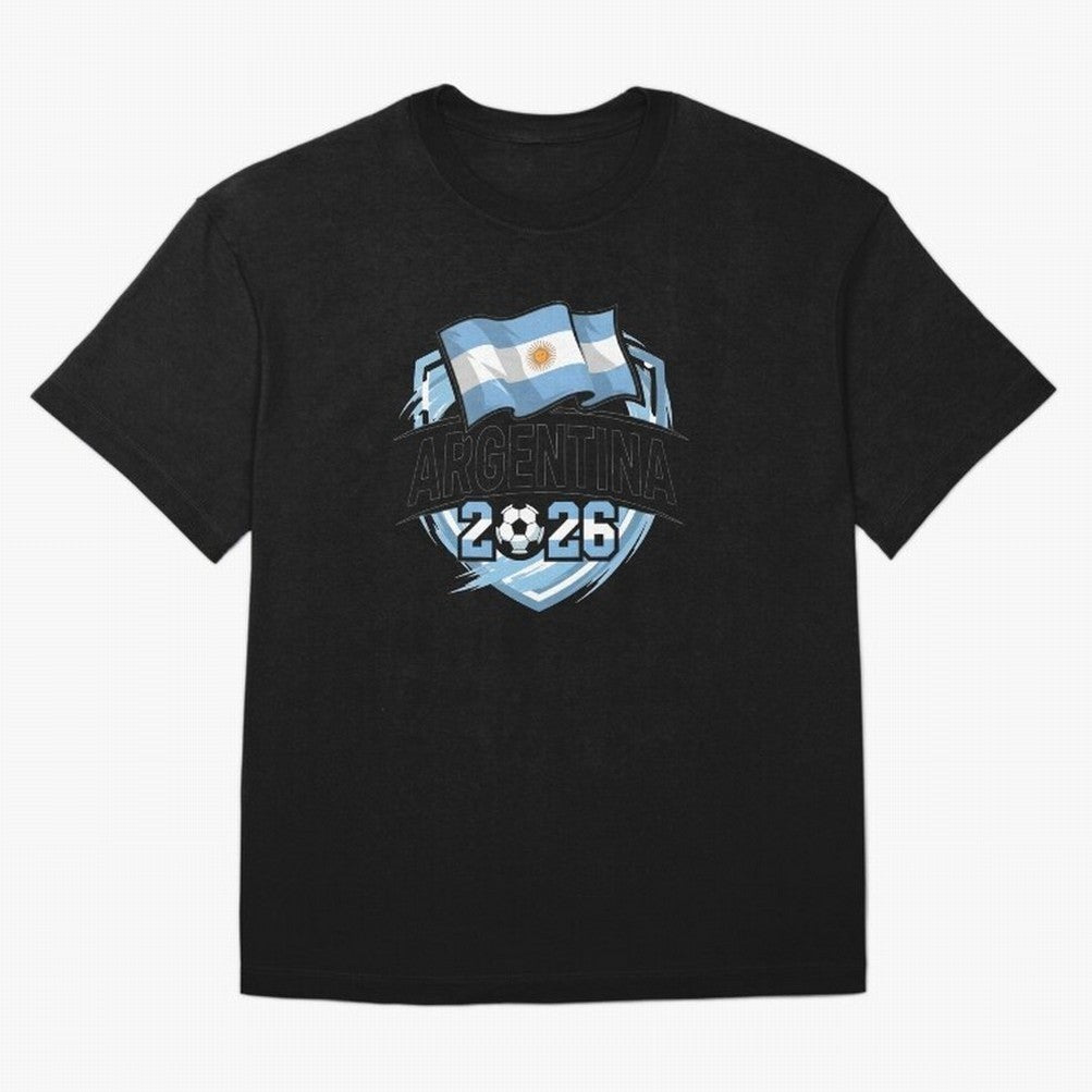 ARGENTINA World Cup 2026 Poster ¨C ARGENTINA Football Oversized T-Shirt Celebrate Fan Favorites in FIFA World Cup 2026 USA Canada Mexico Built around Cristiano Ronaldo, Argentina, France and Brazil Energy, Worldwide Fan Energy, Dramatic Goals,