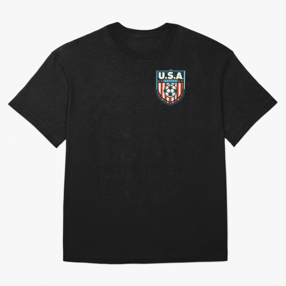 U.S.A Retro Style World Cup 2026 Oversized T-Shirt Spotlight Match Day Hype around FIFA World Cup 2026 Group Stage, Haaland, Brazil, Sports Nostalgia, International Competition, Famous Players and Unforgettable Victories; Great for Watch Parties,