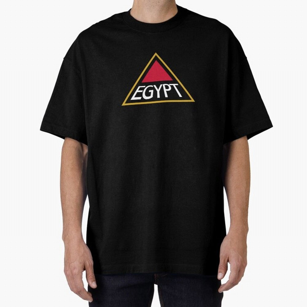 Logo of Egypt Oversized T-Shirt Make Your Look Match FIFA World Cup 2026 USA Canada Mexico Spirit, Inspired by France and Portugal, Neymar, Haaland and Cristiano Ronaldo, Supporter Pride, Iconic Celebrations, Legendary Names and Global Match Day